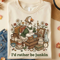 Id Rather Be Junkin Goose T-Shirt