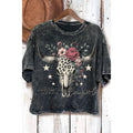 Should Ve Been A Cowgirl Mineral Wash Crop Top