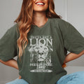 Lion Inside Those Lungs Moss Christian Tee