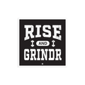 Rise and Grindr Die-Cut Sticker