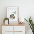 I Wet My Plants Art Print