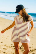 IR5782C | Striped Polo Casual Romper