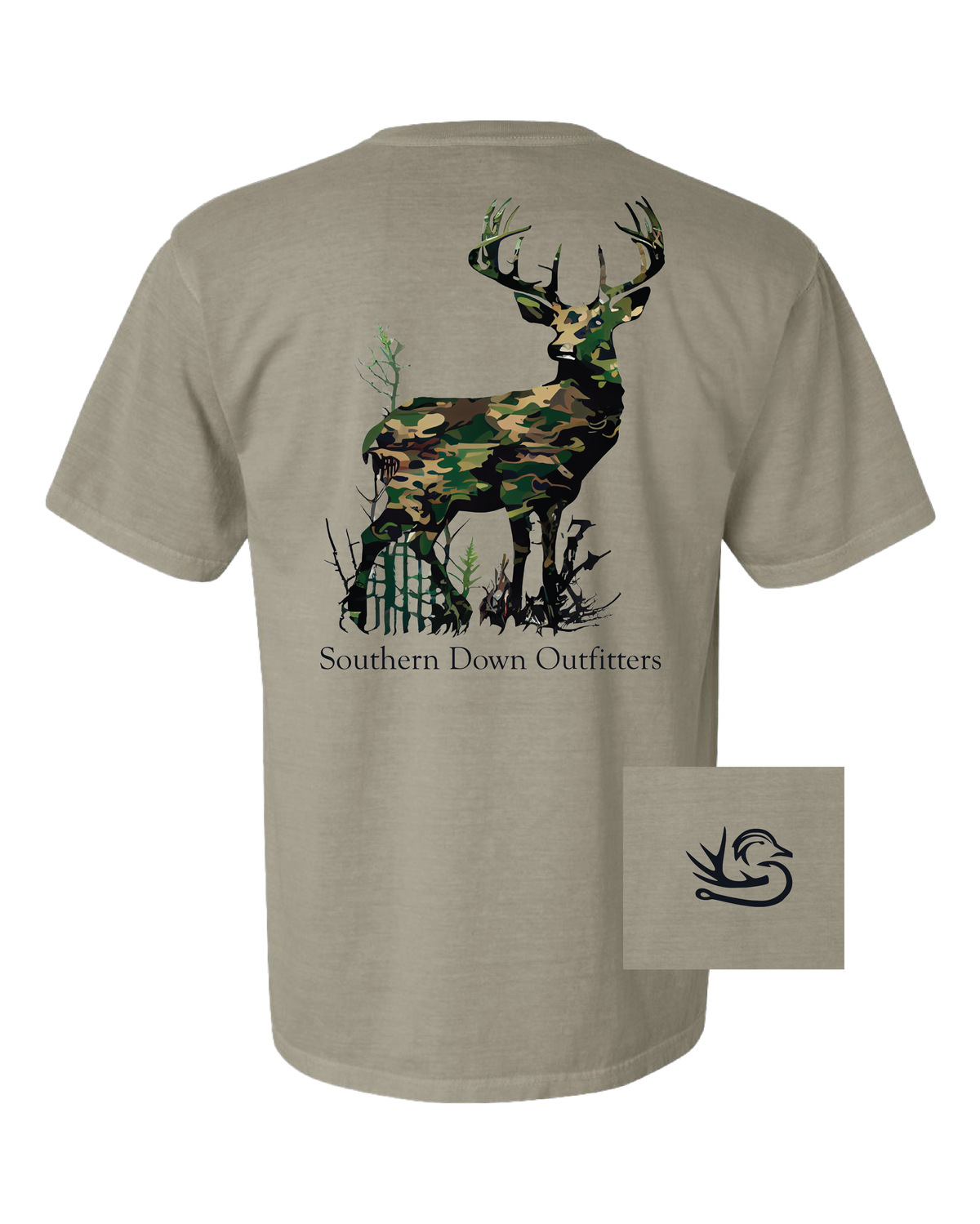Camo Deer Tee