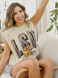 Lsu Louisiana State Tigers Helmet Fade Off White Tank