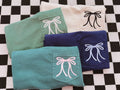 Elegant Bow Embroidered Pocket Tee | Spring Tshirt, Summer