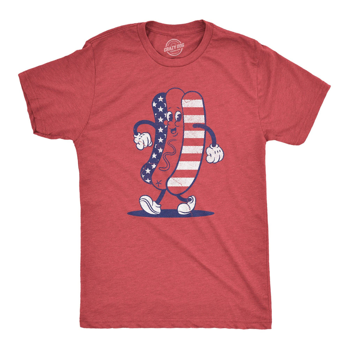 Fourth of July Hotdog Men's T Shirt