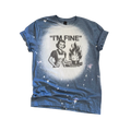 I'm Fine Retro Chaos Kitchen Graphic Tee, Hand Bleached