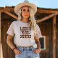 Raised On 90's Country Cream Bella Western Graphic Tee