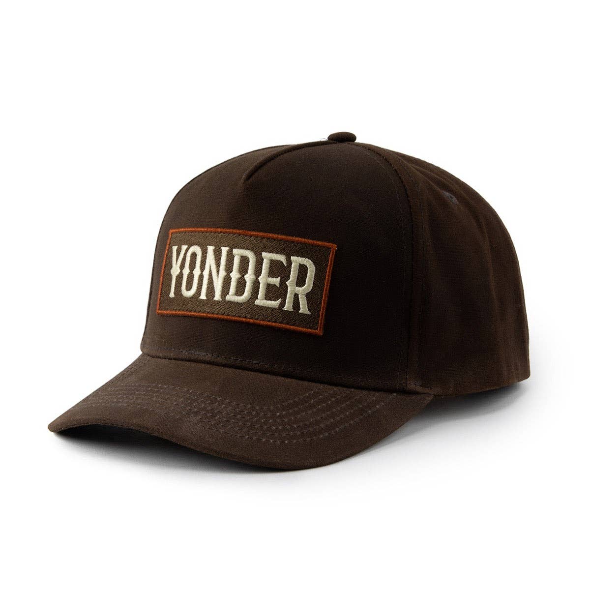Brown Waxed Snapback