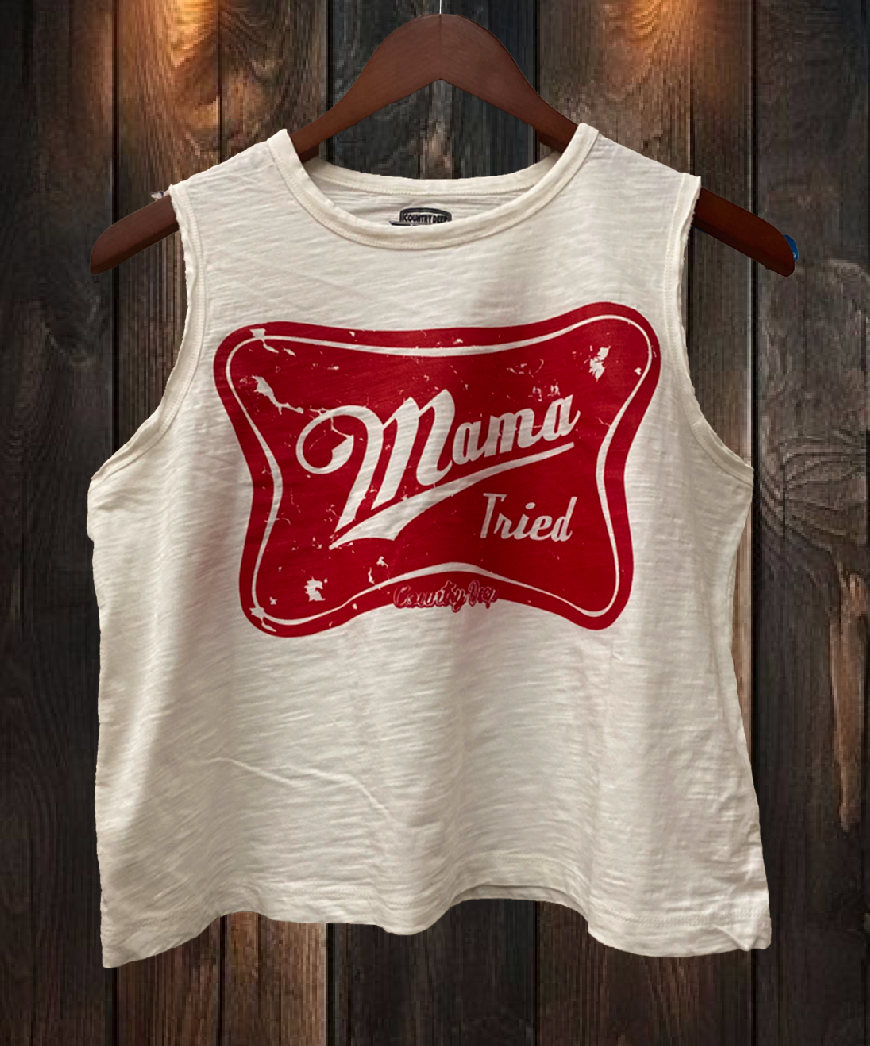 Mama Tried Muscle Crop Top