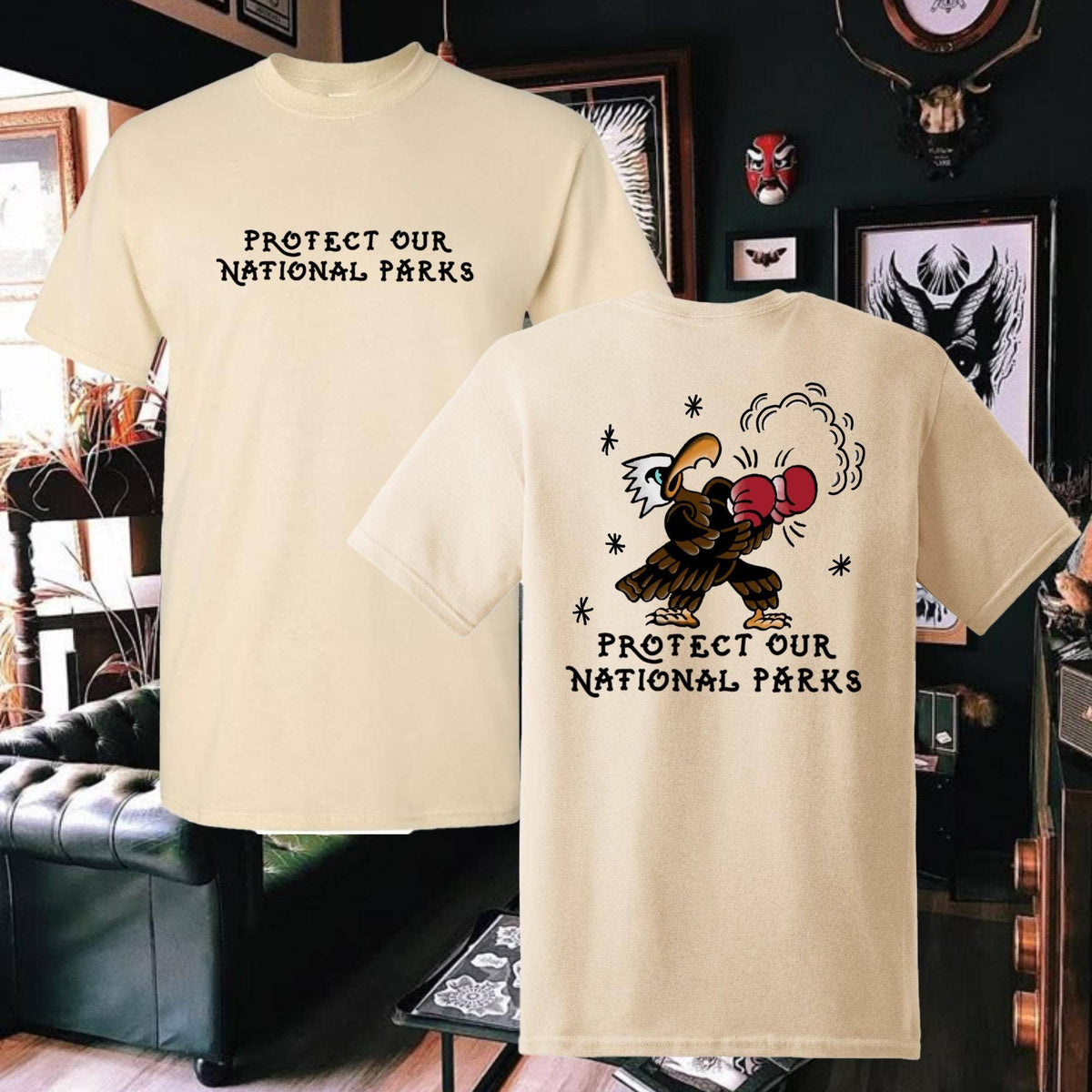 American Tattoo Eagle National Park T-Shirt