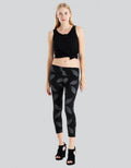 Feathers Print Capri Legging (KT-1271PK)