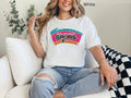 Faux Spurs Team Logo Rhinestone Fashion T-Shirt