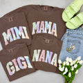 Patchwork Mama Gigi Nana  Mimi Tee