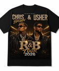 Chris Brown Usher R&B Tour 2026 Lux Concert Tee