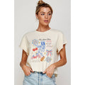 Miss United State  Vintage Graphic Crop Top