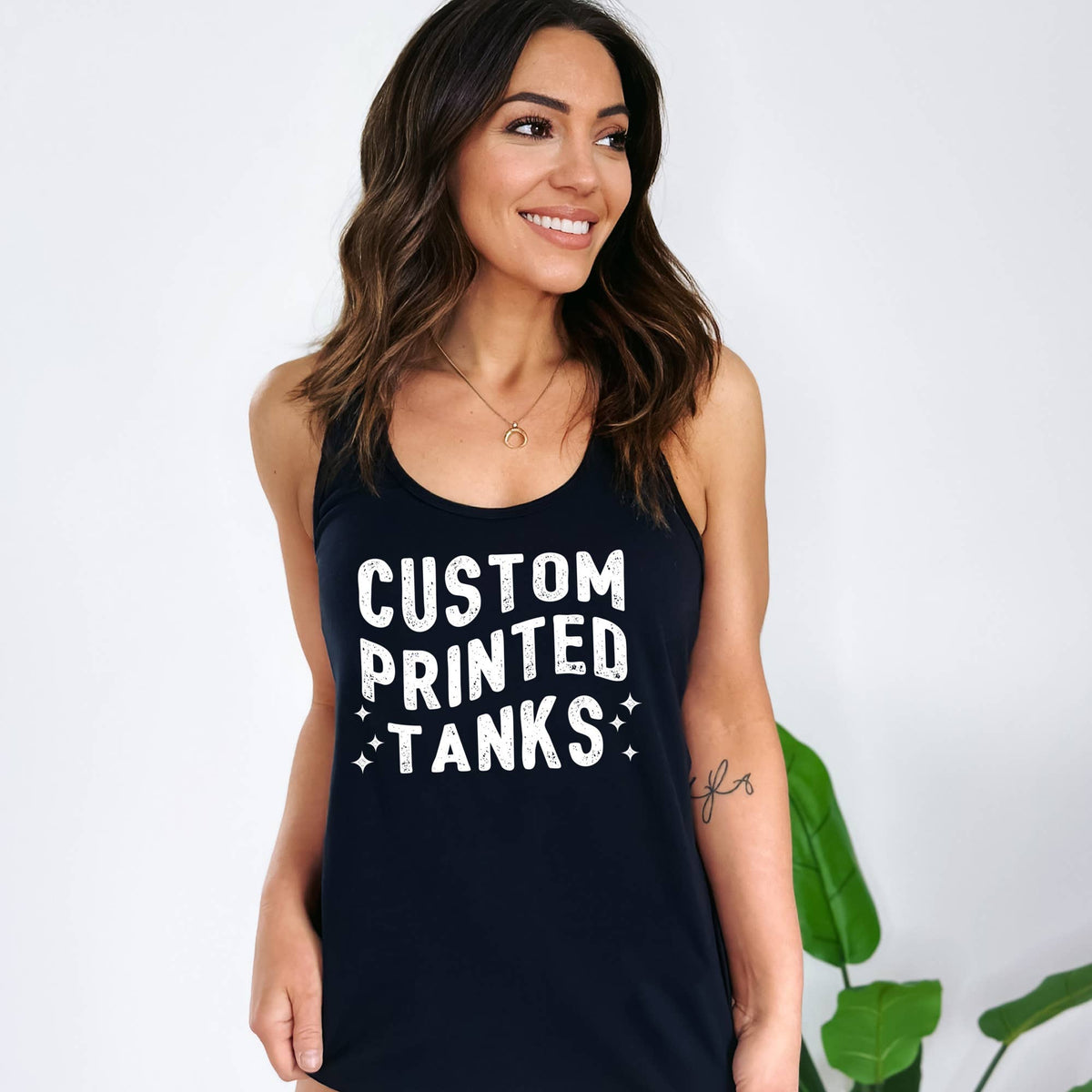 Custom Print Racerback Tank Tops with Your Logo or Artwork