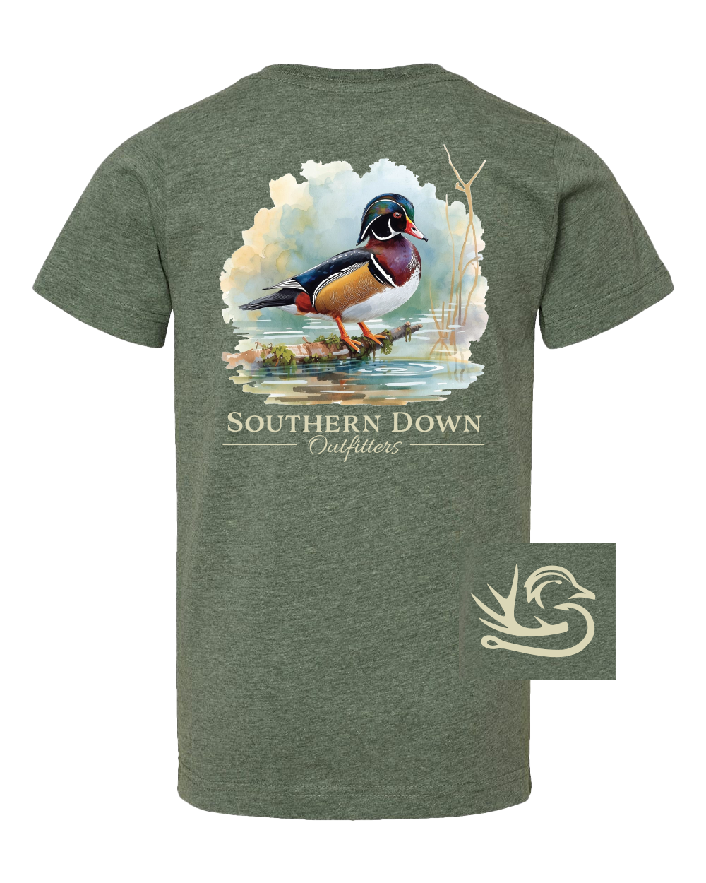 Wood Duck On Branch Toddler Tee