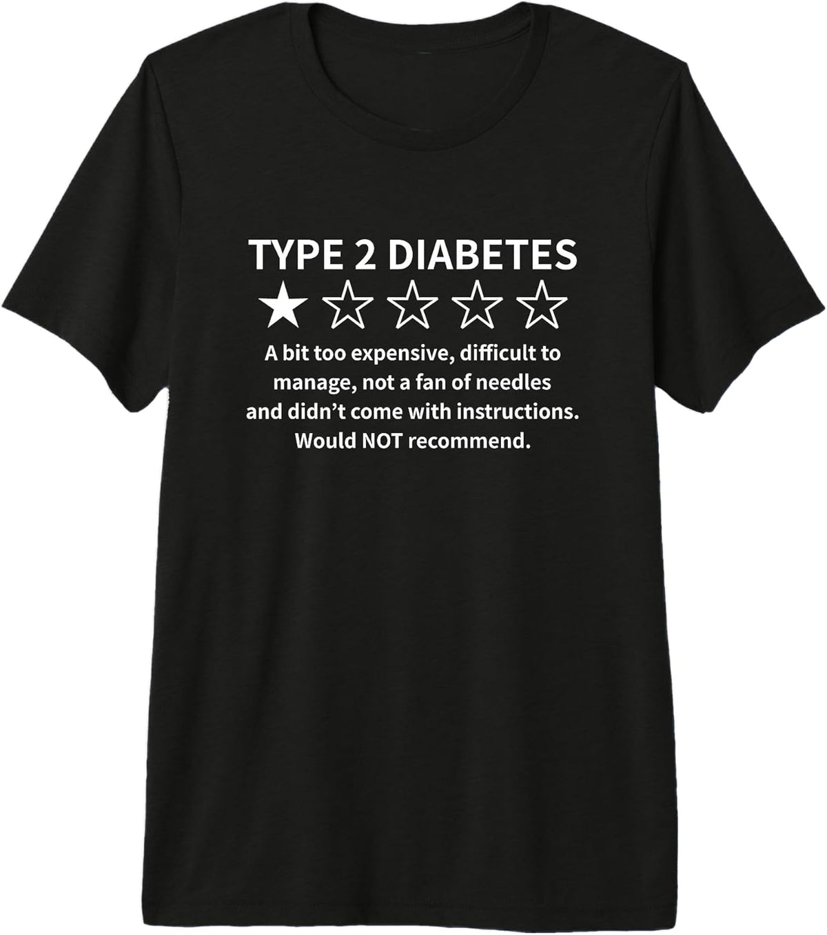 Funny T1D Awareness Diabetic Warrior