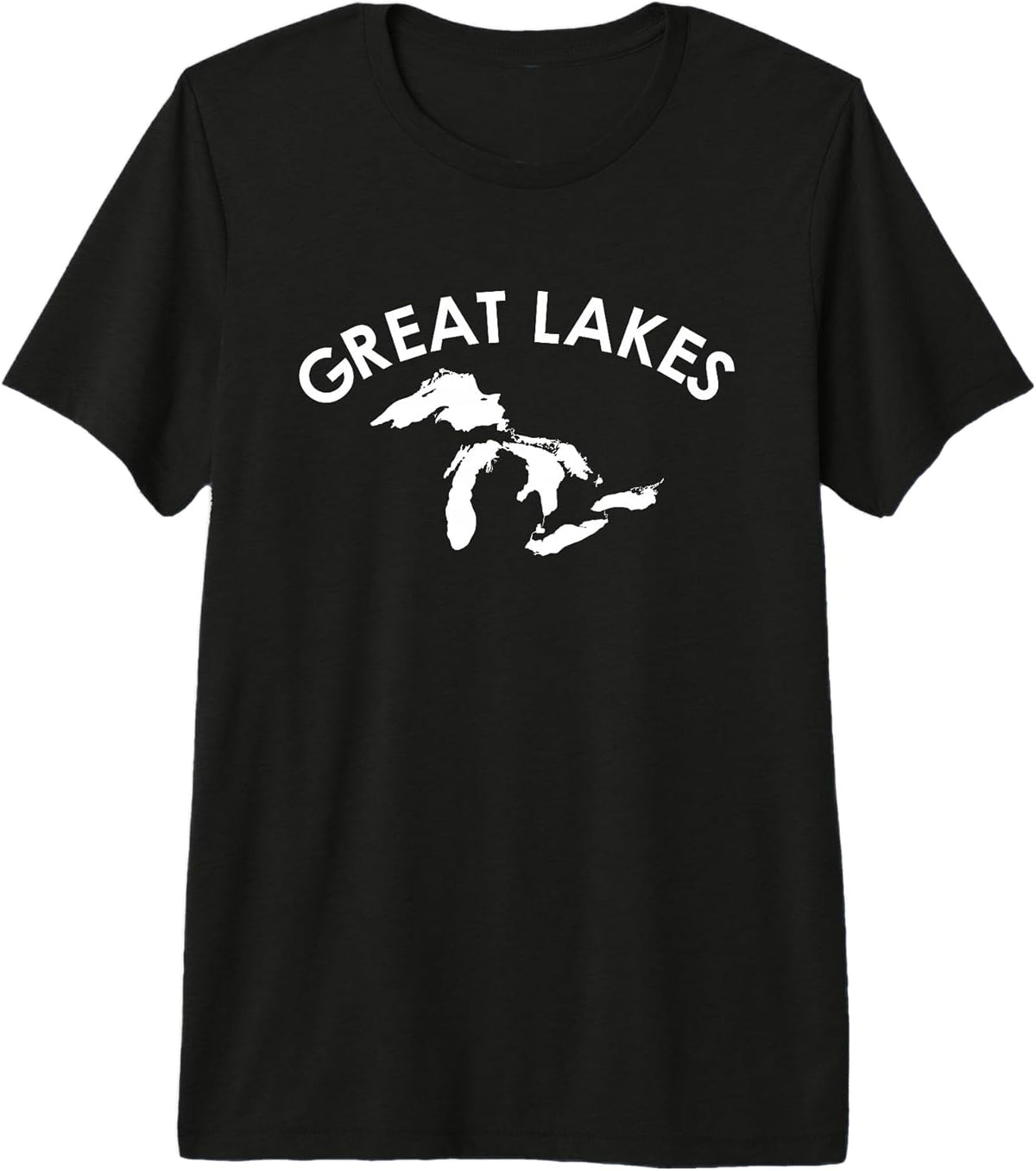 GREAT LAKES MAP SILHOUTTE
