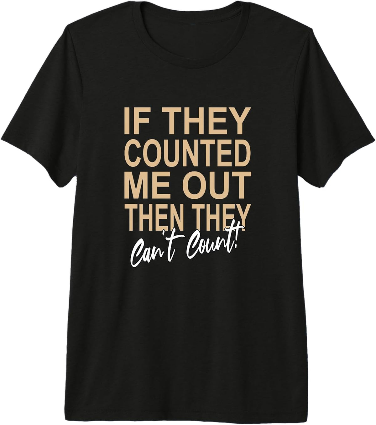 Tan Color Graphic Tee