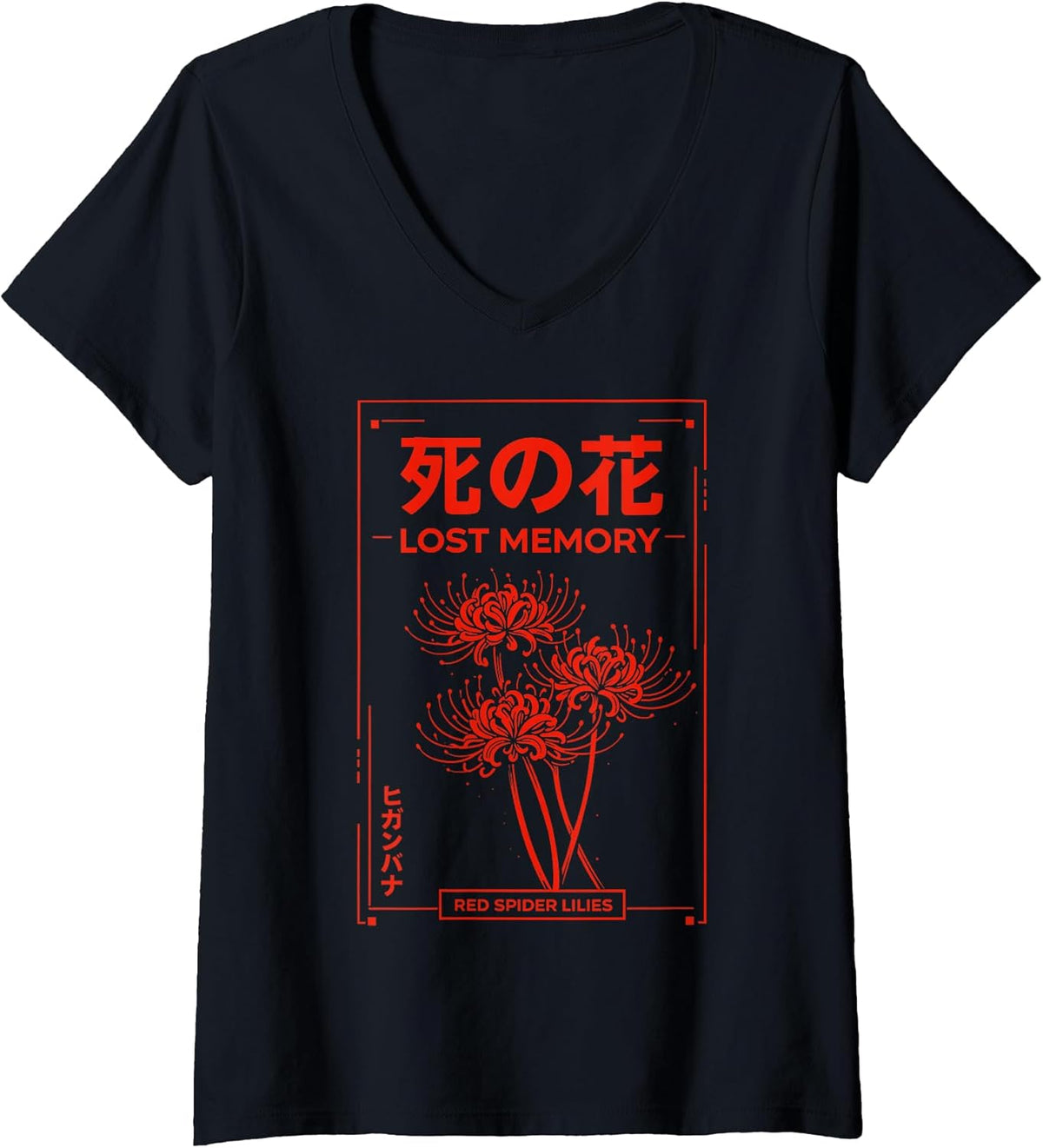 Red Spider Lily Flower Manga Aesthetic Anime Art