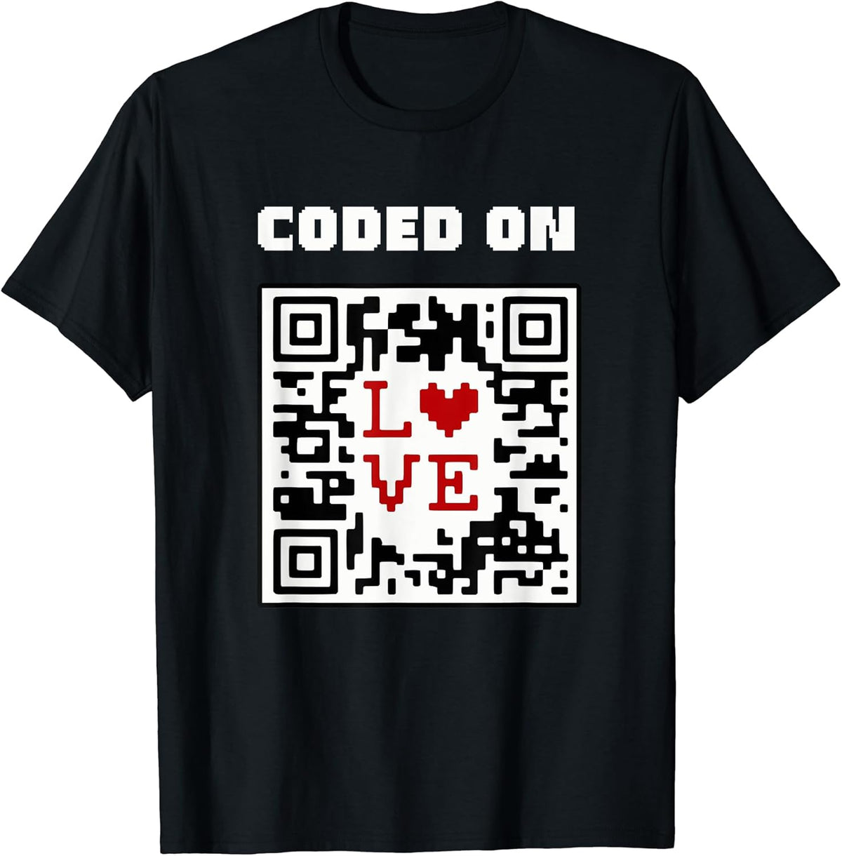 Coded Love Heart QR Code Love