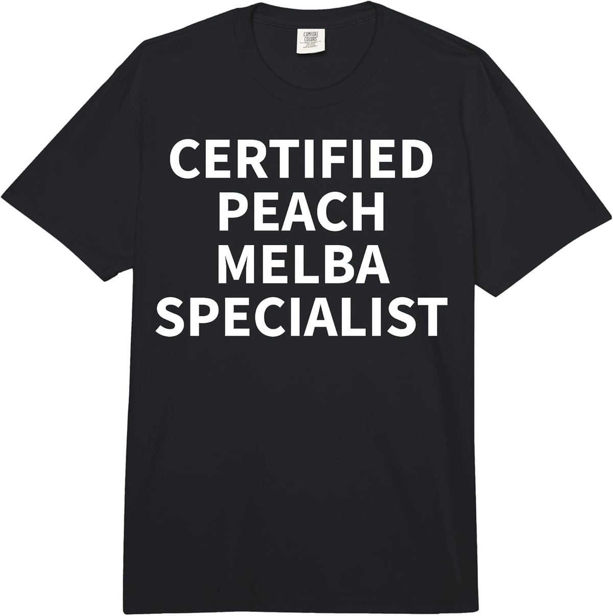 Cool Peach Melba Humor Quote Merch