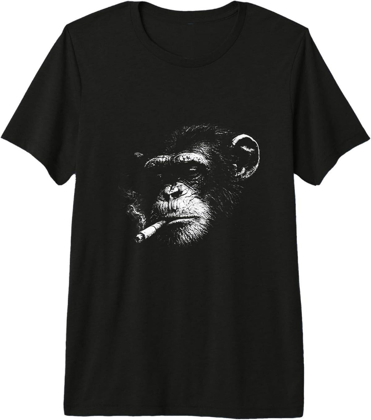 Vintage Funny Smoking Chimp Meme Art For Men Women