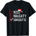 Nice Naughty List Funny Christmas Merch Gifts