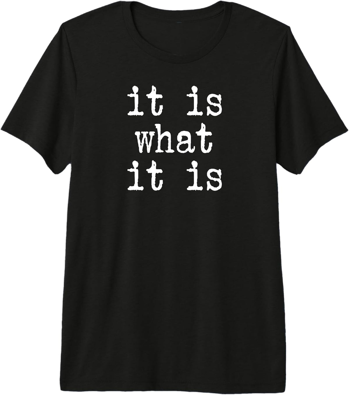 it is was it is sarcastic minimalistic