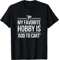 Funny Shopping Lover Tee for Online Shopaholics