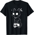 Cute Cat Creepy Goth Black Occult Kitty Outfit