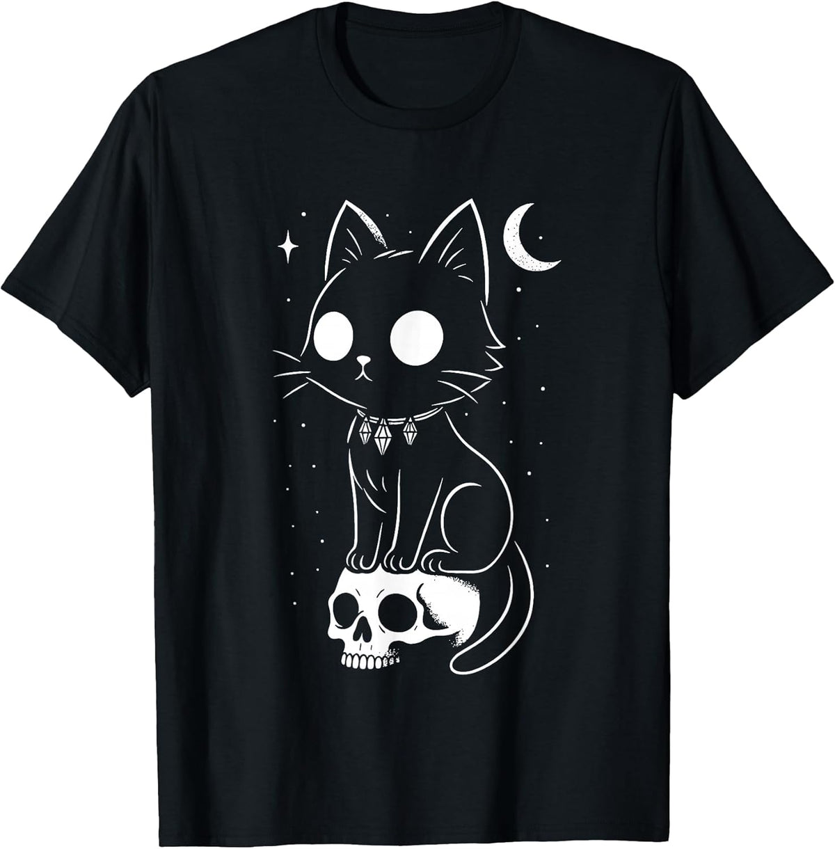 Cute Cat Creepy Goth Black Occult Kitty Outfit