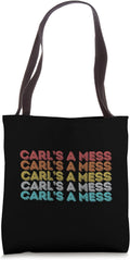 Carl's A Mess Shirt Vintage Retro Apparel