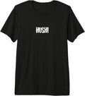 Hush! Saying Funny Minimalist Typography Design