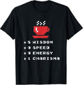 Retro 8-bit Coffee Digital Art