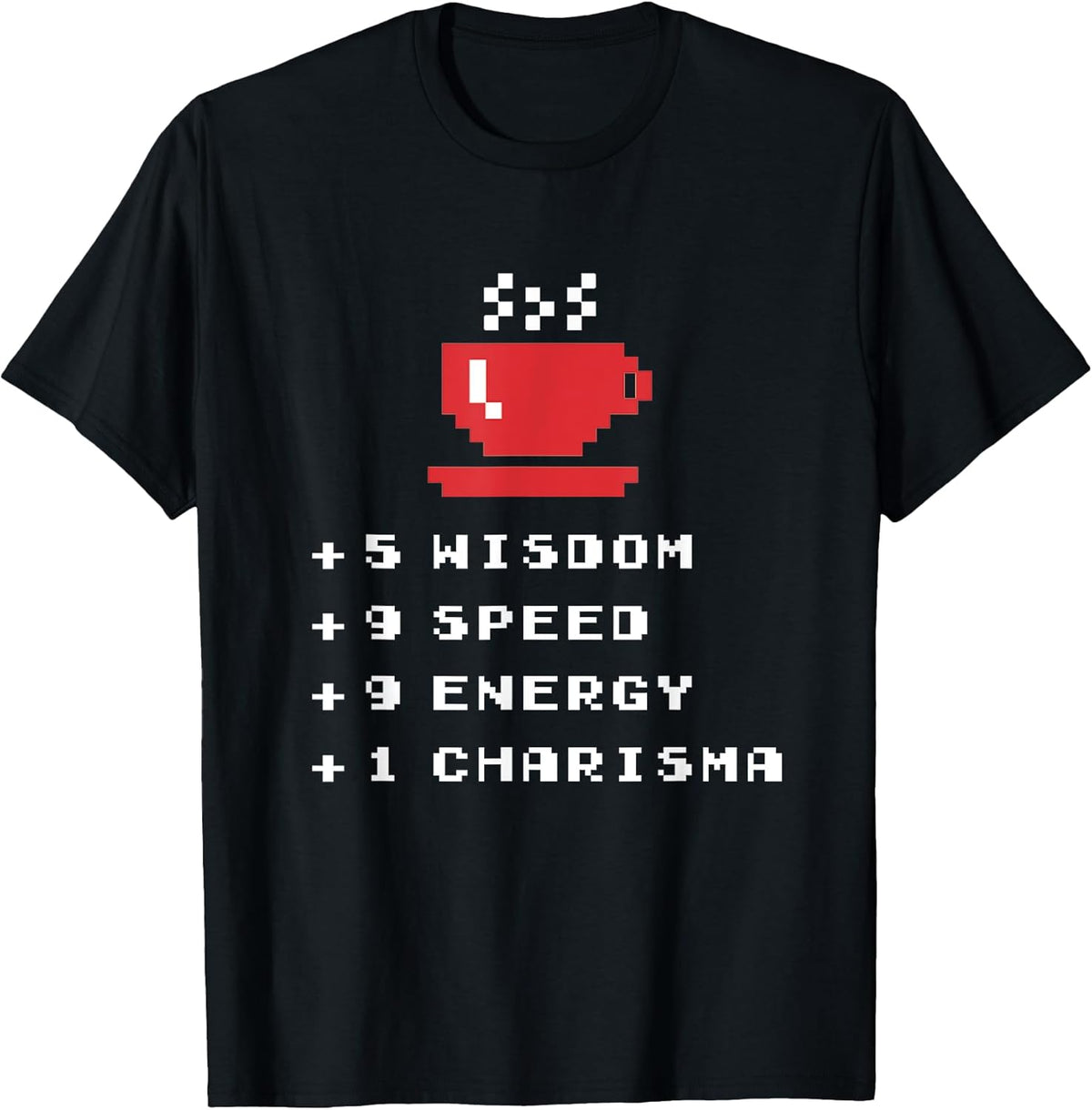 Retro 8-bit Coffee Digital Art