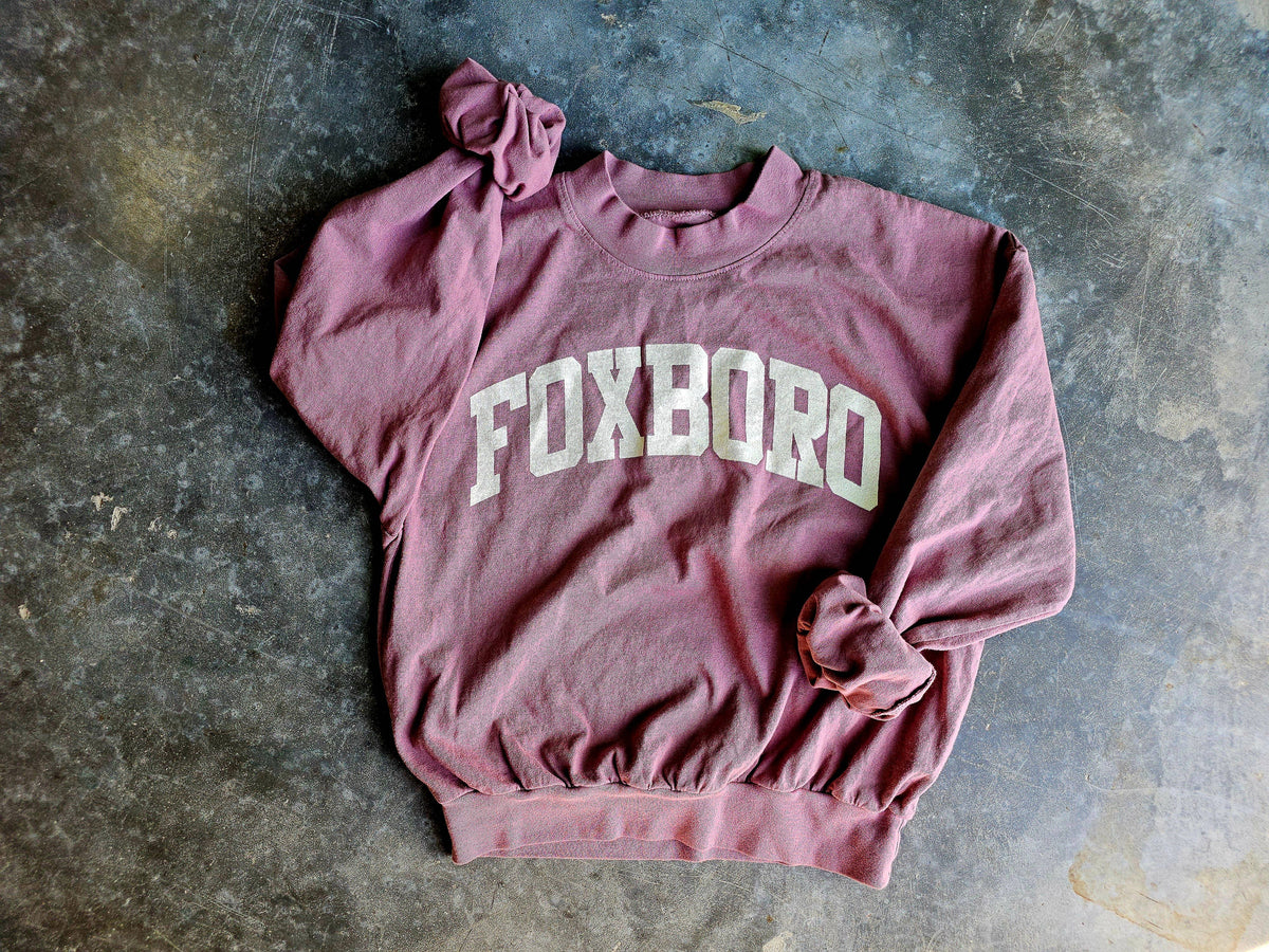 The Archway - Garment Dye Mockneck Cropped Long Sleeve