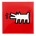 Pop Shop "Barking Dog" Magnet, Red