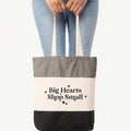 Big Hearts Shop Small Reusable Tote Bag