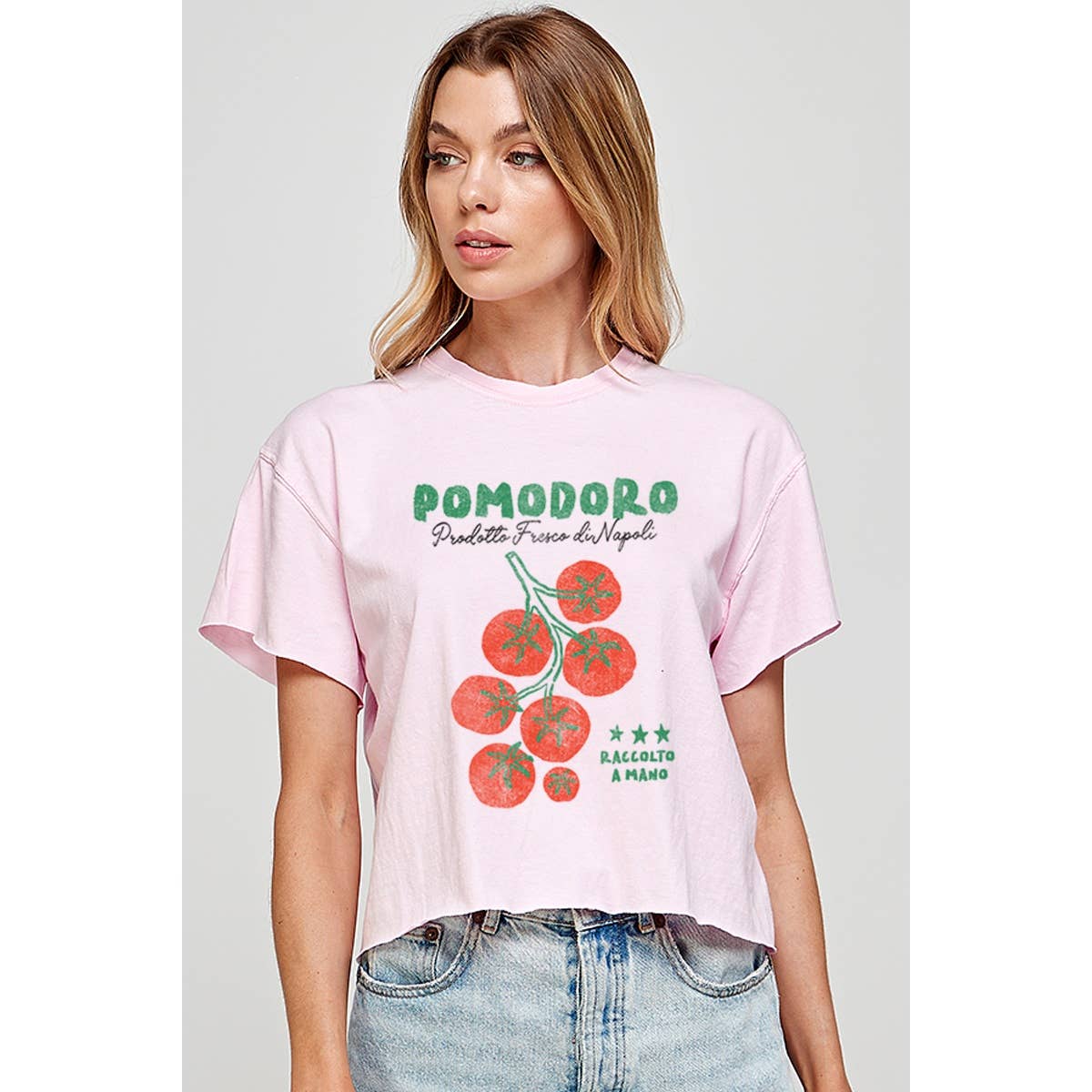 Pomodoro Graphic Crop Top