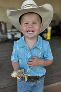 Mini Dusty Blues Polo