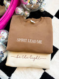Be the Light Embroidered Crewneck Sweatshirt | Faith Based