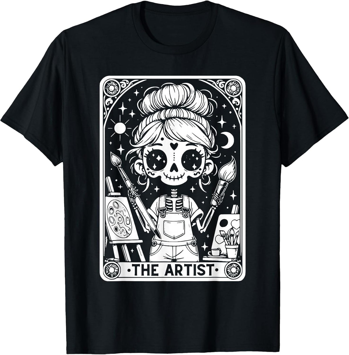 Artist Tarot Card Skeleton Painter Painting Lover