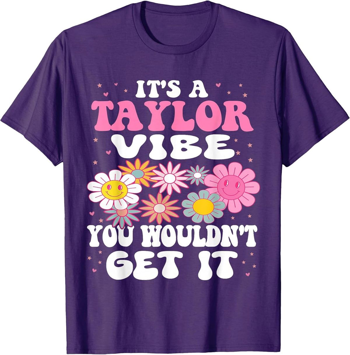 Girl Retro Taylor First Name Personalized Groovy