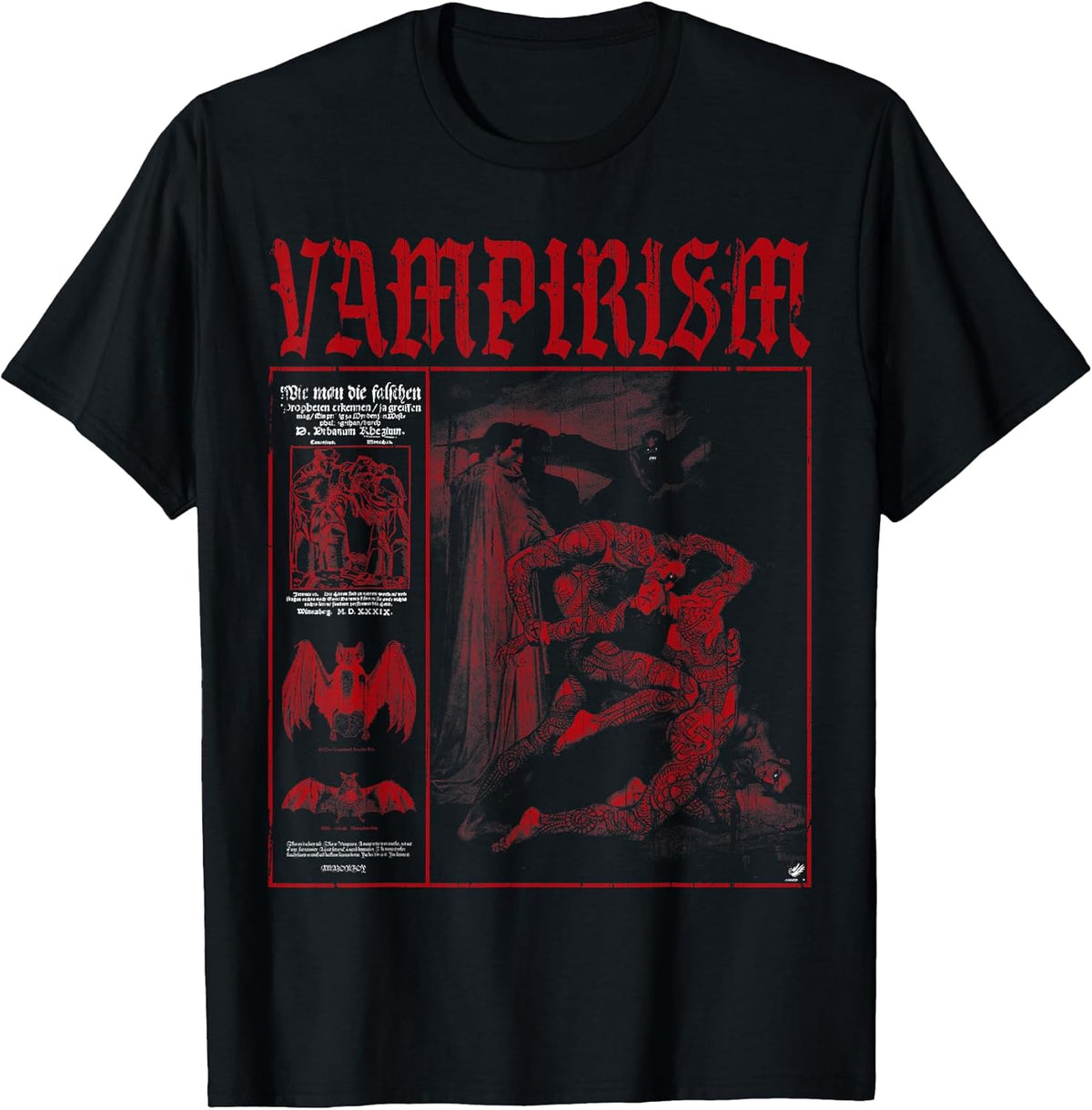 AMZB / Y2K Edgy Grunge Alt Goth Satanic Occult Tee