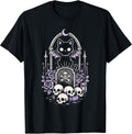 Cute Cat Pastel Goth Black Occult Kitty Emo Outfit