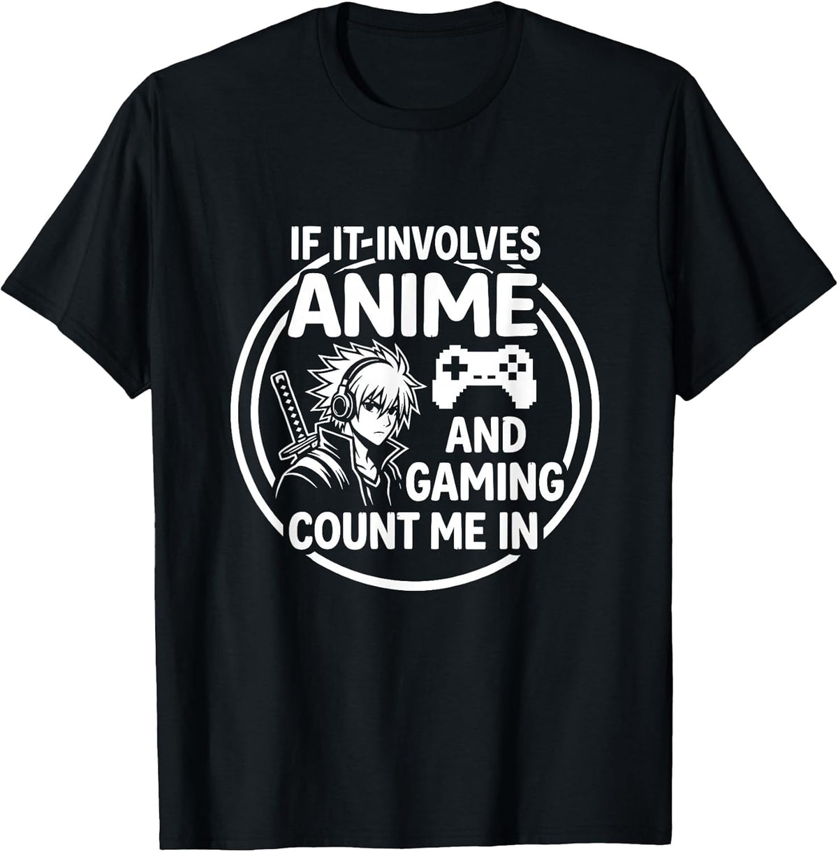 Anime Gamer Life Otaku Controller Samurai Art