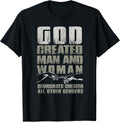 Vintage God Created Man & Woman Democrats Created